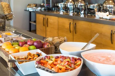 A delicious complimentary buffet breakfast